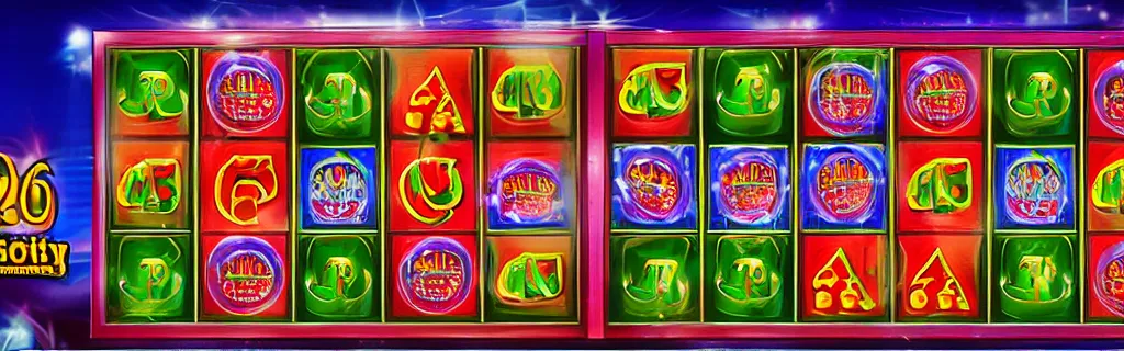 Image similar to ultra realistic slots casino game