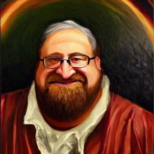 gabe newell as an angel, 4k, photograph, holy, Stable Diffusion