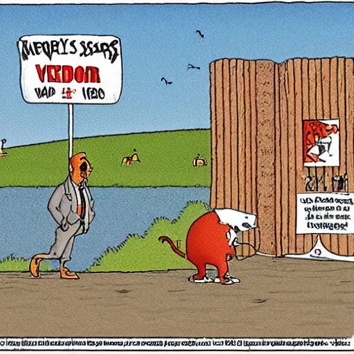 Prompt: gary larson far side picture