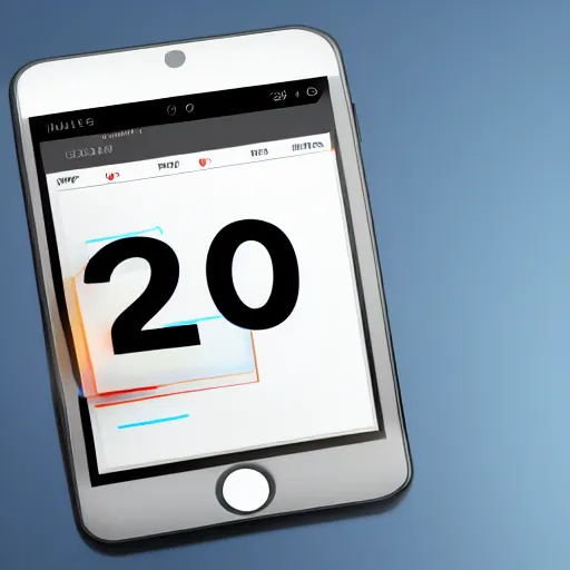 Prompt: app icon 3 d render of a calendar in front of a white background, hyperrealistic, reflections