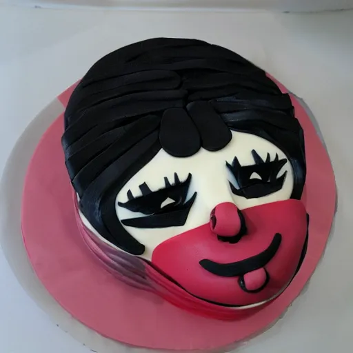 Image similar to cake face
