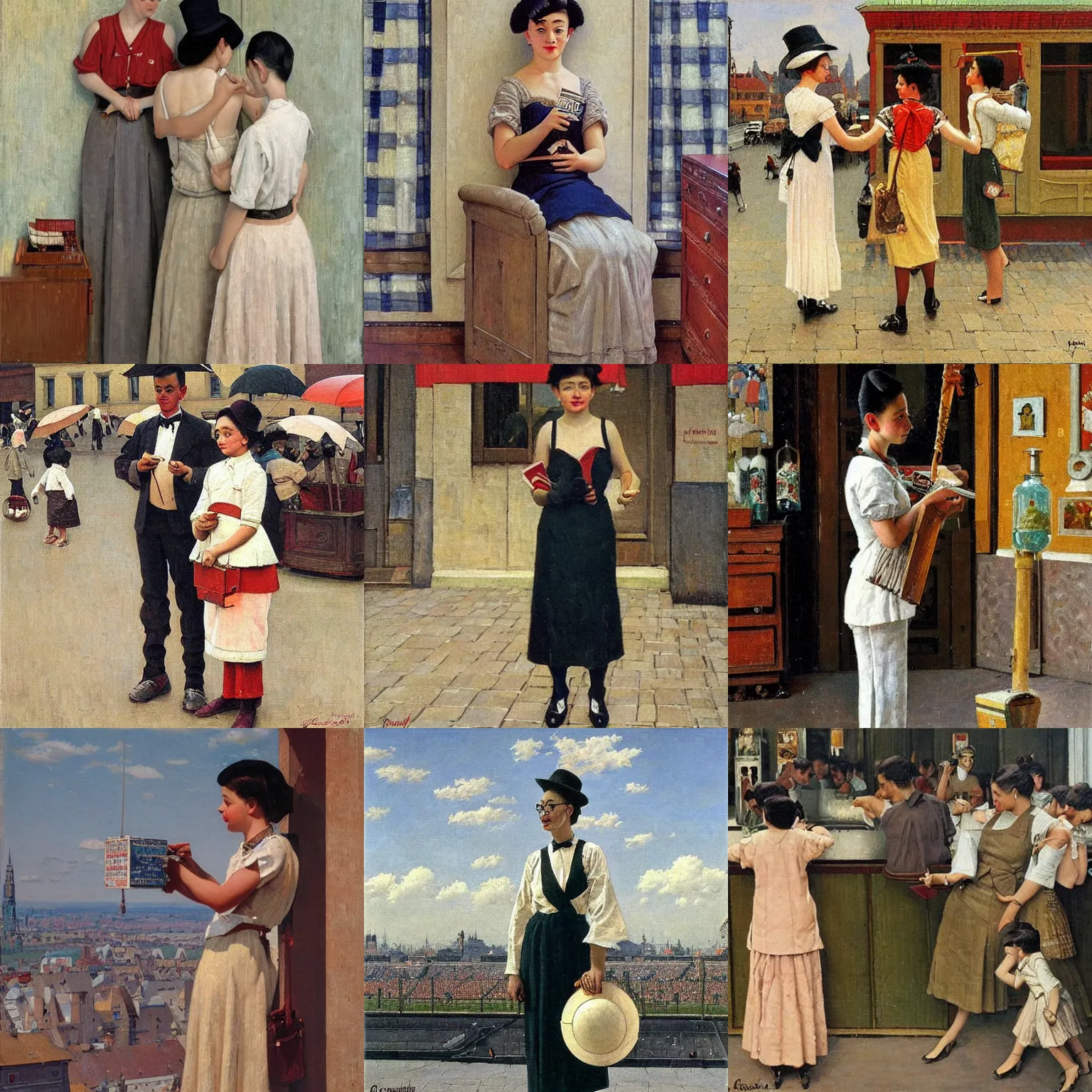 Prompt: an artwork by paul gustave fischer