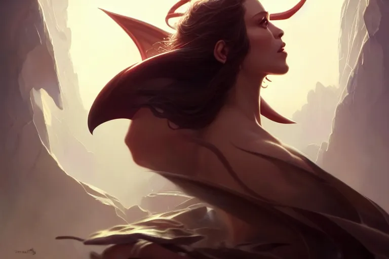 Image similar to a elegant and beautiful incubus in magazine cover art, cinematic, highly detailed, digital painting, artstation, concept art, matte, sharp focus, illustration, art by artgerm and greg rutkowski