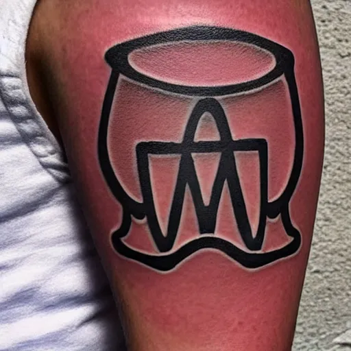 Image similar to mcdonalds logo tattoo