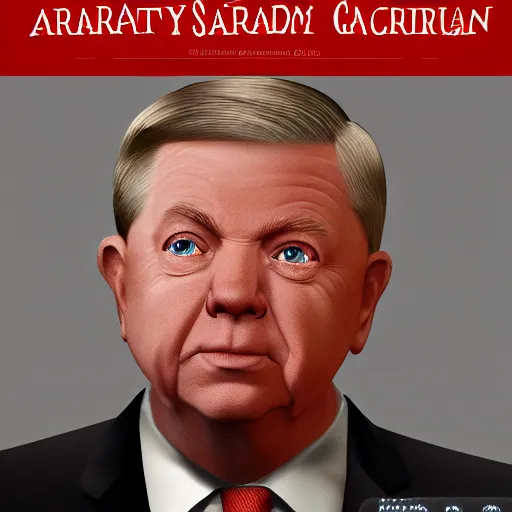 Image similar to Senator Lindsay Graham that looks like the Keebler Elf, artstation, ultra detailed, 8k resolution, ultrarealistic