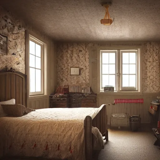 Image similar to a country bedroom, trending on artstation, hdr, instagram photo, 8 k