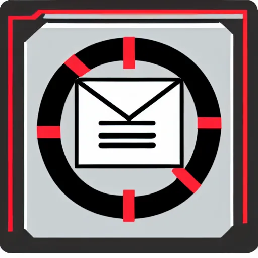 Image similar to email cyberpunk, icon, detailed