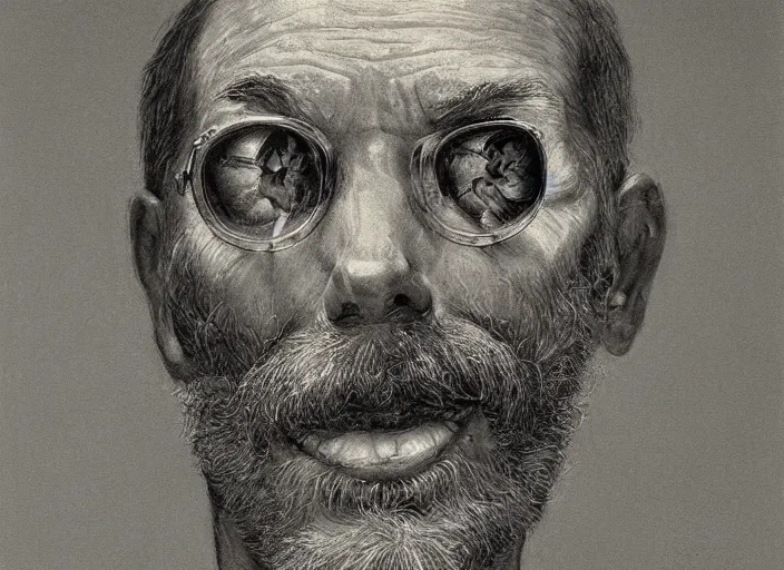 Image similar to a highly detailed ephemeral portrait of a dentist, james gurney, james jean