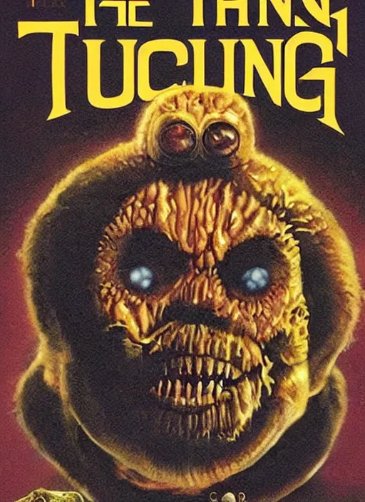 Image similar to The Thing (1982), Goosebumps book cover