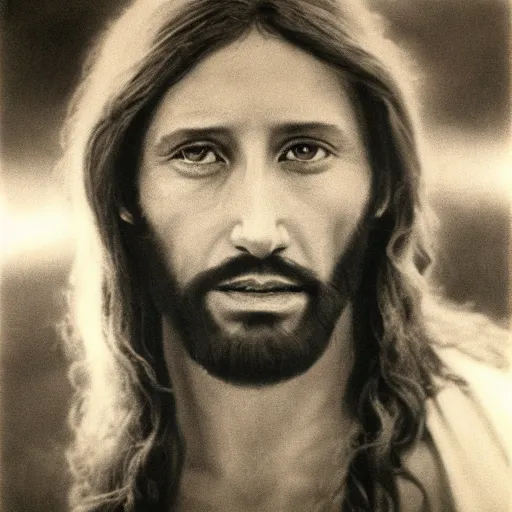 A photograph portrait of Jesus Christ, taken in the | Stable Diffusion ...