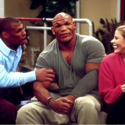 Image similar to mike tyson in friends