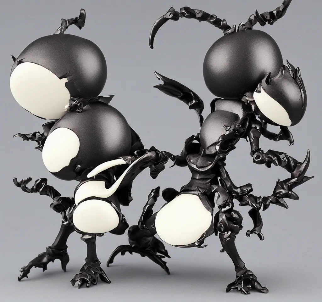 Prompt: resin figure hollow knight