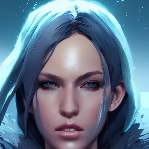 Image similar to vi from arcane photorealistic, greg rutkowski, artstation,