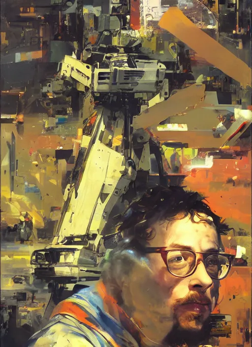 Image similar to Sam Hyde by John Berkey, rule of thirds, sigma look, beautiful, smooth, in intergalactic hq