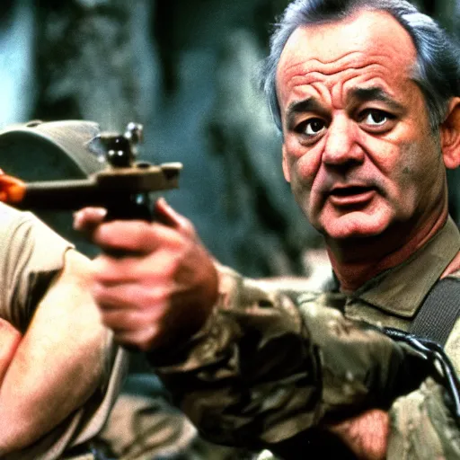 Image similar to bill murray in universal soldiers