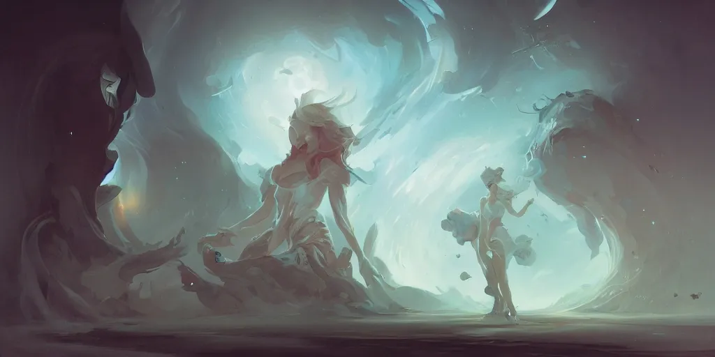 Prompt: latent space by peter mohrbacher