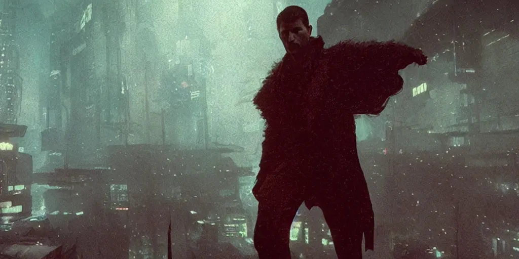 Image similar to screenshot from a blade runner movie, intricate, elegant, highly detailed, cinematic, rendered in the unreal engine, greg manchess, mucha, liepke, ruan jia, jeffrey catherine jones, ridley scott