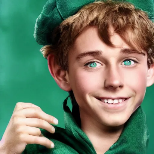 Prompt: peter pan as an old guy.