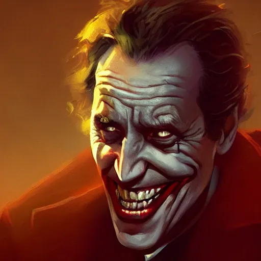 Image similar to joe biden as the joker, dramatic lighting, cinematic, establishing shot, extremly high detail, photorealistic, cinematic lighting, artstation, style by greg rutkowski