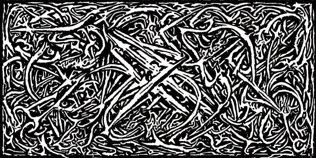 Image similar to 90s old school death metal band logo