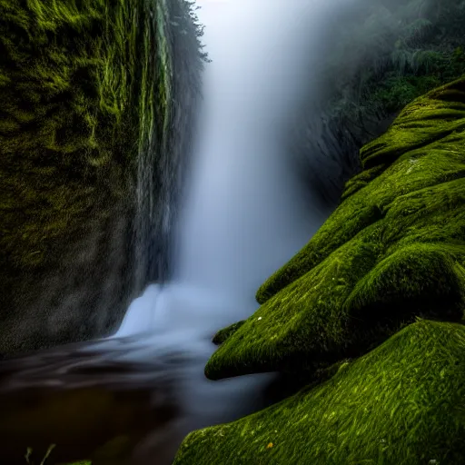 Image similar to the waterfall in the mist. - h 6 4 0