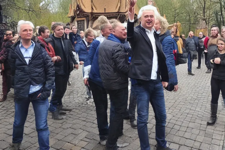 Image similar to geert wilders at the efteling