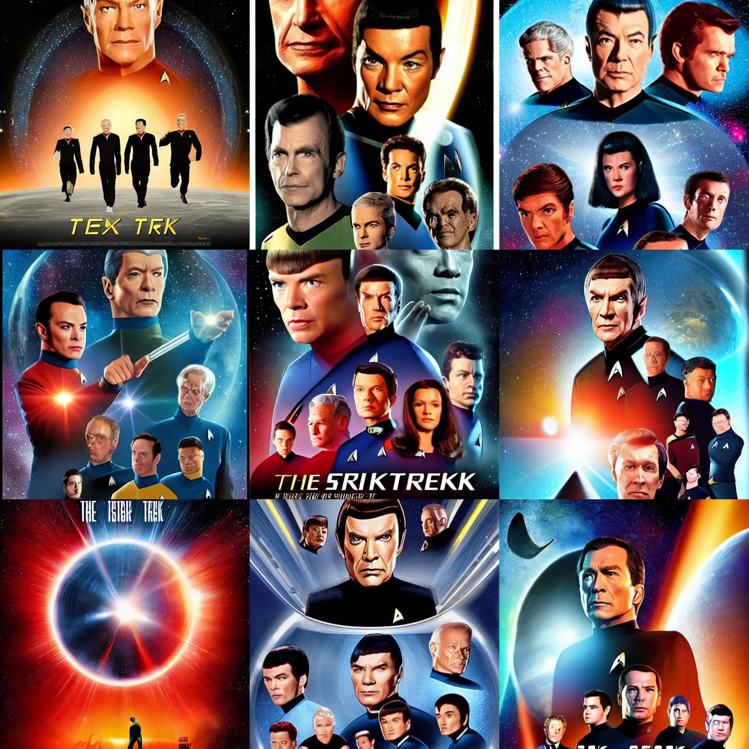 Prompt: the next star trek movie, movie poster