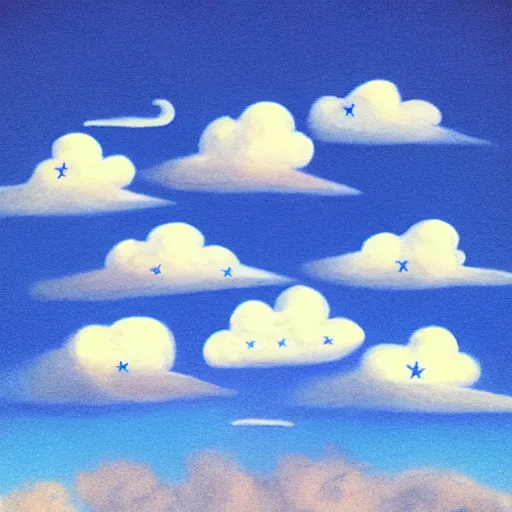 Image similar to kyle is a hoe written in the clouds, highly detailed sky clouds shot, hyper realistic