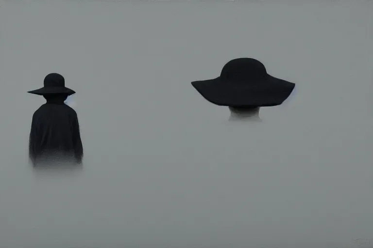 Image similar to samurai in raven - shaped hat artwork by tim eitel