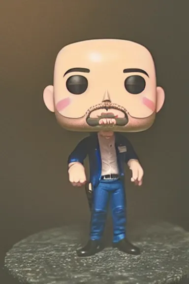 Prompt: “ very very intricate photorealistic photo of a jeff bezos funko pop, photo is in focus with detailed atmospheric lighting, award - winning details ”