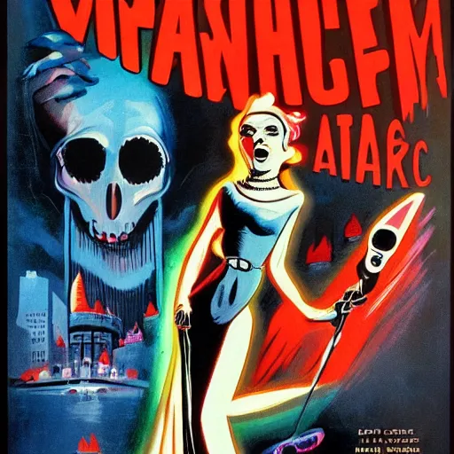 Image similar to 🌛👻🥶🕵, cinematic, comic art, vintage movie poster, crisp, clear