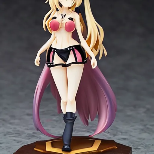 Image similar to anime figurine of an extremely beautiful waifu