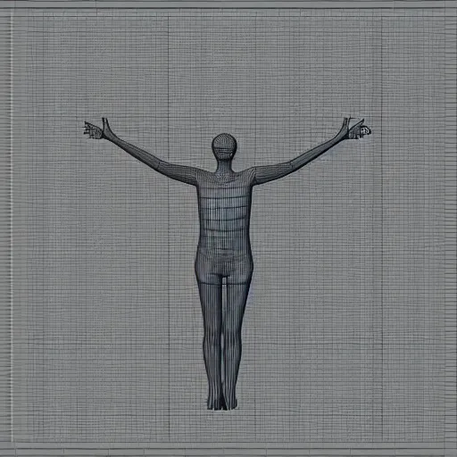 Prompt: 3 d t - pose, uv map