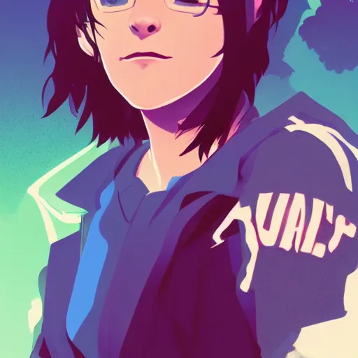 Image similar to portrait of ally sheedy in breakfast club, highschool background, rich vivid colors, ambient lighting, dynamic lighting, 4k, official media, anime key visual, makoto shinkai, ilya kuvshinov, lois van baarle, rossdraws, detailed, trending on artstation