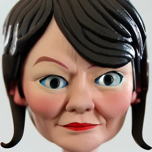 Image similar to judy dench, stop motion vinyl figure, plastic, toy