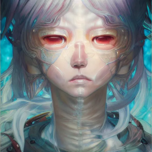 Image similar to prompt : ragnarok online portrait soft light painted by james jean and katsuhiro otomo and erik jones, inspired by akira anime, smooth face feature, intricate oil painting, high detail illustration, sharp high detail, manga and anime 1 9 9 9