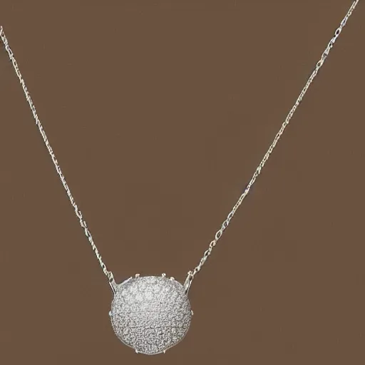 Image similar to a silver sagittarius necklace pendant, 3 d rendering, pandora, tiffany, swarovski, van cleef & arpels, cartier, boucheron, bulgari, chaumet, elegant, noble, stylish