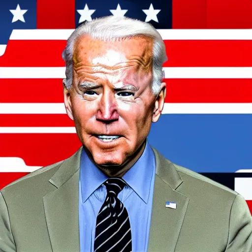 Image similar to trail cam footage of Joe biden