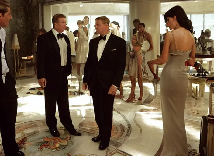 Prompt: scene from the 2 0 0 6 james bond film casino royale