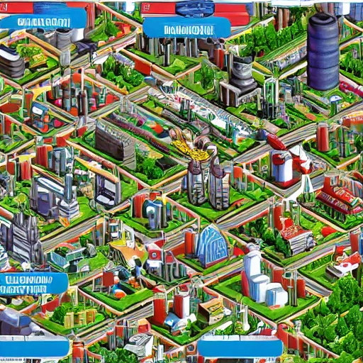 Prompt: sim city where's waldo?