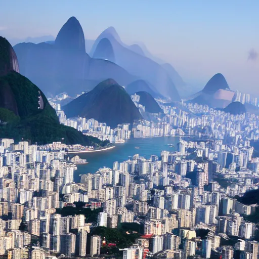 Image similar to rio de janeiro being attacked by aliens