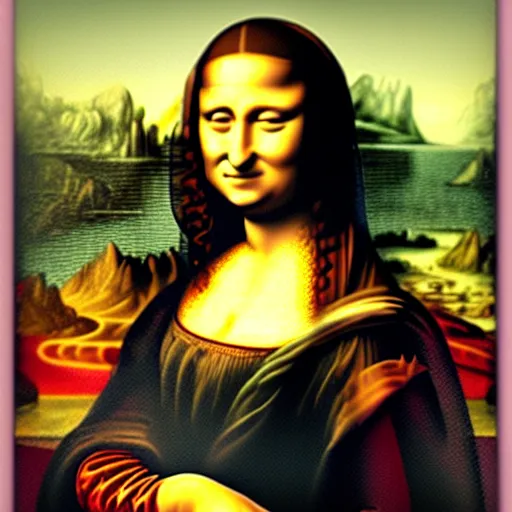 Image similar to portrait of the mona lisa, photorealistic, 4 k