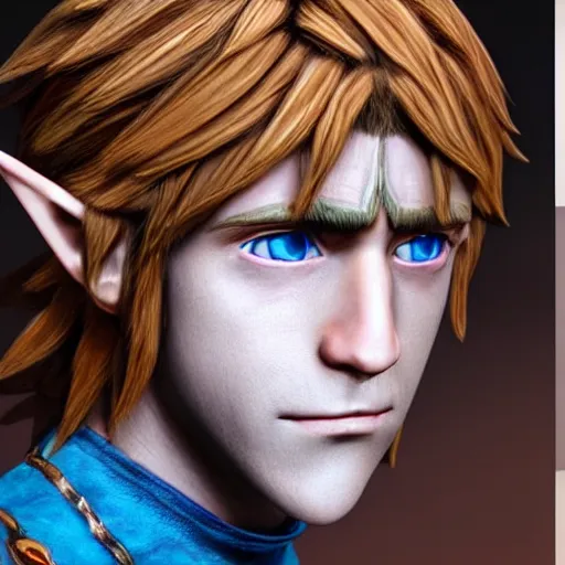 Image similar to stunning award winning hyperrealistic hdr 8 k highly detailed portrait photo of link from the ledgend of zelda as a real human