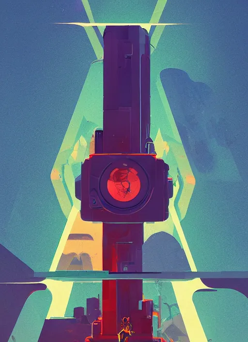 Image similar to poster art by james gilleard, cgsociety, retrofuturism, movie poster, poster art, concert poster