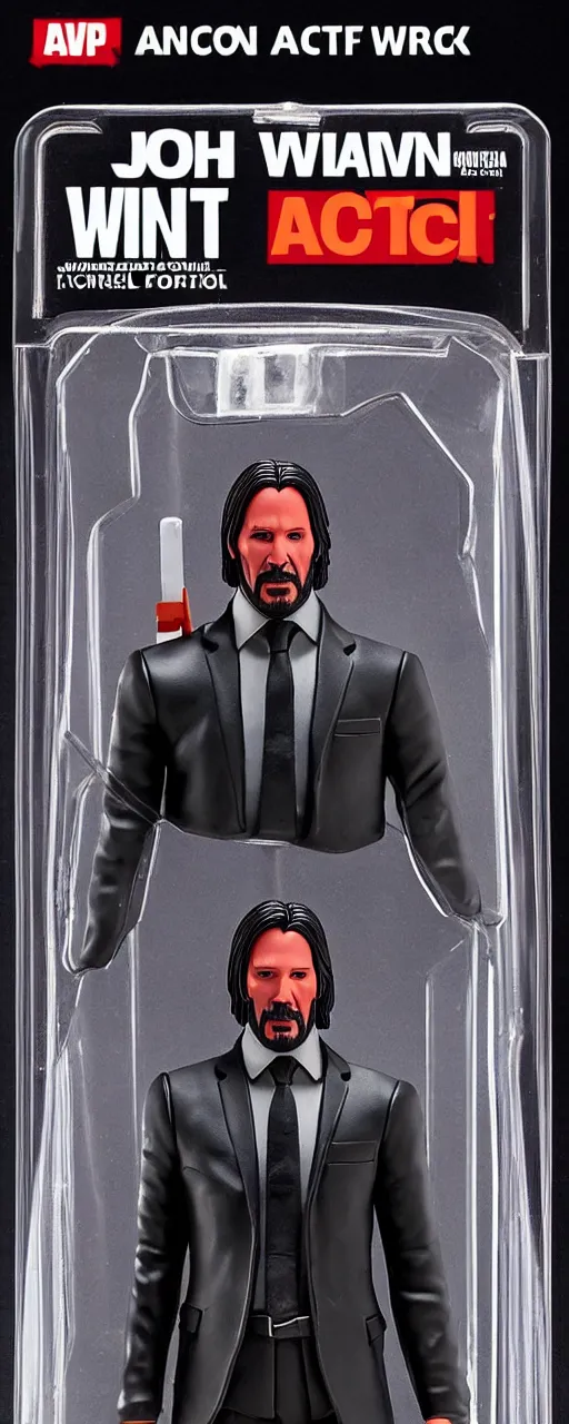 Image similar to john wick action figure