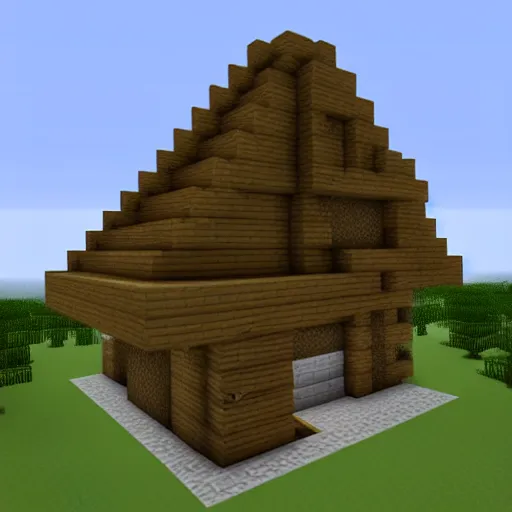 Image similar to ' i just finished building my minecraft house!!!'screenshot, 4 k quality