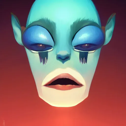 Image similar to face icon stylized minimalist ahh! real monsters, loftis, cory behance hd by jesper ejsing, by rhads, makoto shinkai and lois van baarle, ilya kuvshinov, rossdraws global illumination