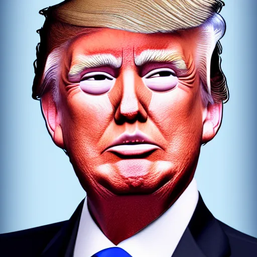 Image similar to donald trump as a woman, hyper realistic, ultra detailed, 8 k, 5 0 mm lens