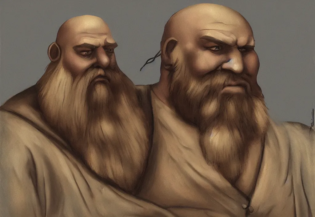 Image similar to Heavy from team fortress 2 painted by leonardo da vinci