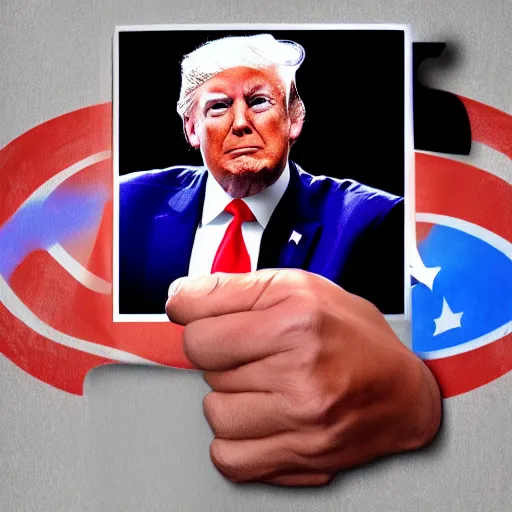 Image similar to Donald Trump accurate anatomy, accurate hands, highly detailed, digital art, portrait,